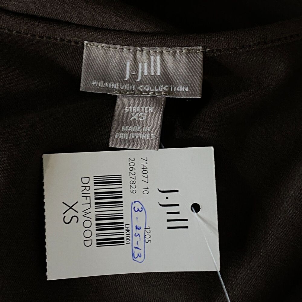New J. Jill Wearever Collection Stretch Tank Maxi Dress Women's Size XS - Picture 4 of 9